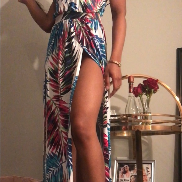 Tropical Santorini Dress - Picture 3 of 3